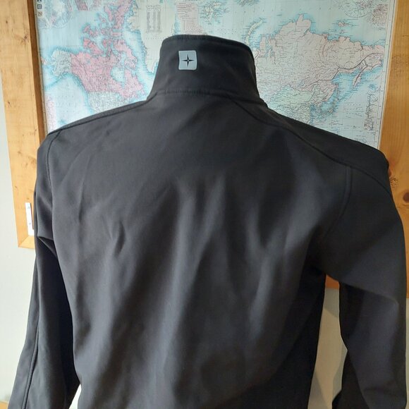 Mountain Warehouse Showerproof Black Zipped Jacket Black Men's Medium - Picture 8 of 15